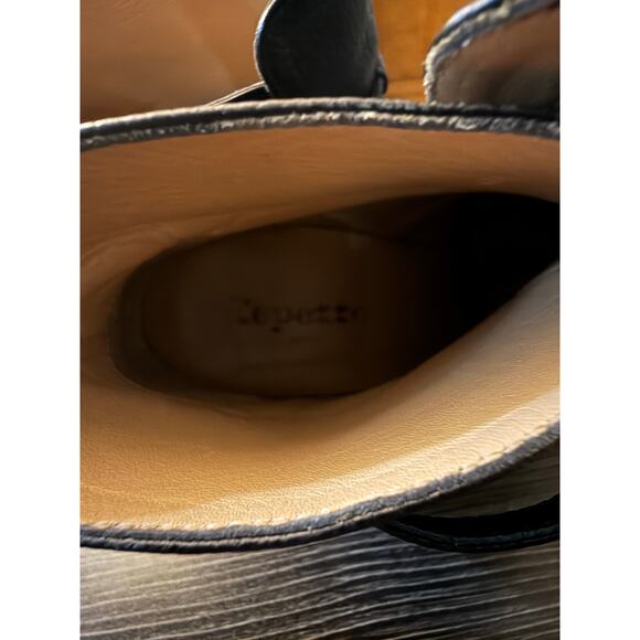 Repetto Paris Wrap Top Buckle Heeled Platform Booties Sz. 38 - Picture 6 of 10